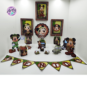 Kit Festa - Mickey aventureiro
