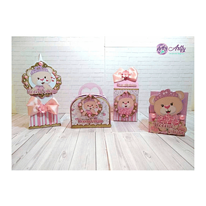 Caixinha Ursinha Princesa