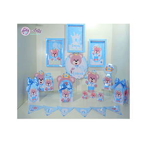 Kit Festa Ursinho Realeza 