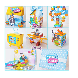 Caixinhas Personalizadas Mundo Bita 