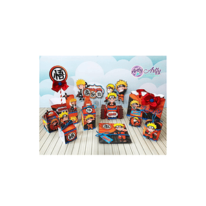 Kit Caixinhas Para Festa Naruto 