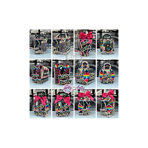 Caixinhas Para Festa Neon 