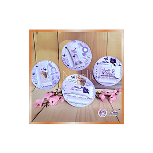 Agosto Lilás - Personalizados 