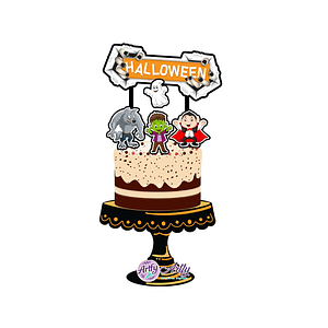 Topo de bolo - Halloween Vampirinho