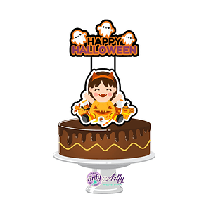 Topo de bolo - Halloween Vampirinha 