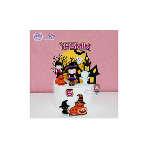 Topo de bolo - Halloween