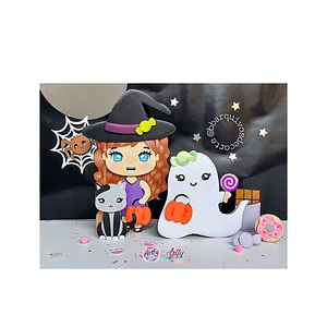 Topo de bolo - Halloween