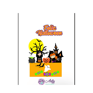 Topo de bolo - Halloween