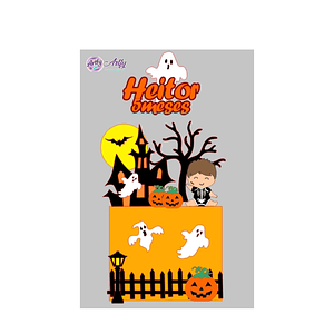 Topo de bolo - Halloween