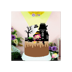 Topo de bolo - Halloween