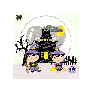 Topo de bolo - Halloween Baby