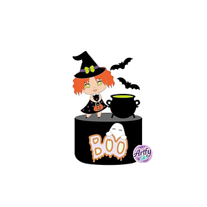 Topo de bolo - Halloween