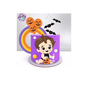Topo de bolo - Halloween Bebezinho 