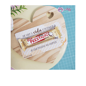 Setembro Amarelo Cartão Chocolate 