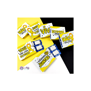 Caixinha Para Chiclete - Setembro Amarelo