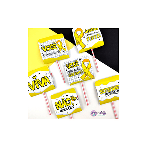 Porta Pirulito - Setembro Amarelo