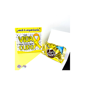 Porta Bombom - Setembro Amarelo 
