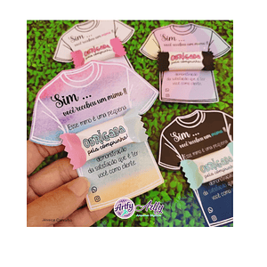 Balinha e Card Camisa 