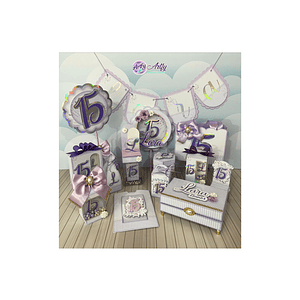 Kit 15 Anos Lilás 