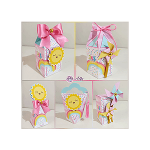 Caixinha Sol Arco-íris 