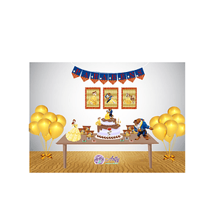 Kit Festa Bela e a Fera