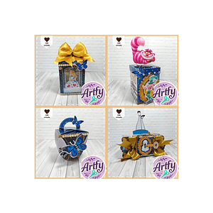 Caixinhas Alice No Pais Das Maravilhas 