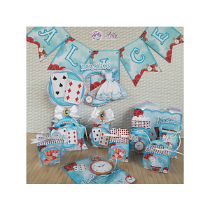 Kit Festa Alice No Pais Das Maravilhas 