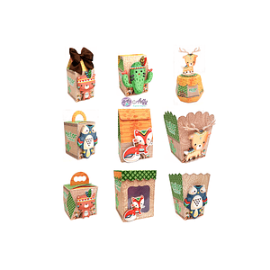 Kit Caixinhas Animais 