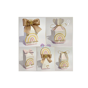 Caixinhas Arco-íris Neutro 