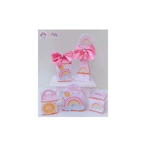 Caixinhas Arco-íris Rosa