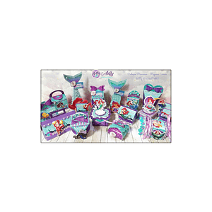 Kit Caixinhas Para Festa Ariel 