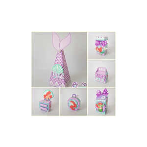 Caixinhas Ariel A Pequena Sereia 