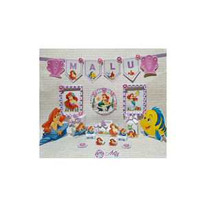 Kit Festa Ariel A Pequena Sereia 