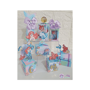 Caixinhas Para Festa Da Ariel 