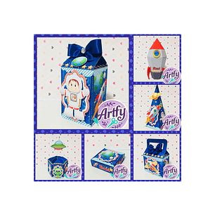 Caixinhas Astronautas 