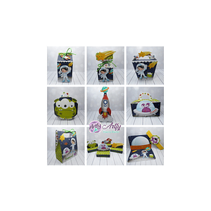 Astronauta Caixinhas Para Festa