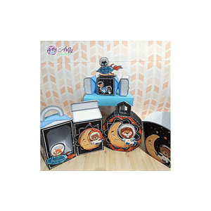 Astronauta Ursinho - Caixinhas Para Festa