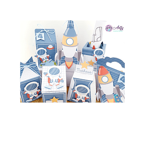 Astronauta Caixinhas Para Festa