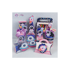 Caixinhas Astronautas - Menina