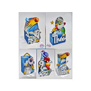 Caixinhas Astronautas 