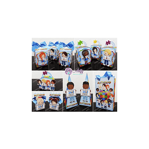 Caixinhas Para Festa Autismo 