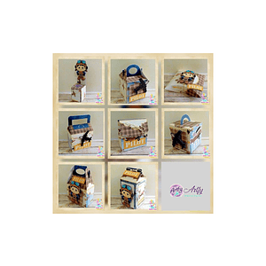 Caixinhas Aviador - Menino 