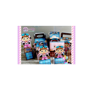 Caixinhas Aviador - Menino 