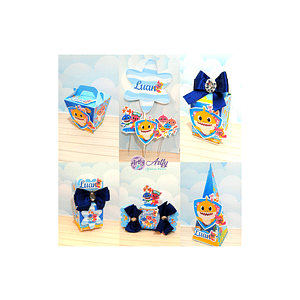Caixinhas Para Festa - Baby Shark