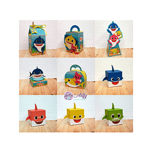 Caixinhas Para Festa - Baby Shark