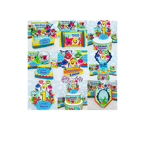 Caixinhas Para Festa - Baby Shark