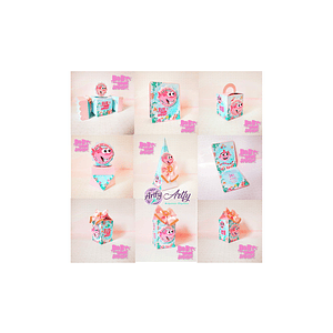 Caixinhas Para Festa - Baby Shark Menina 