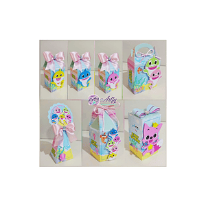 Caixinhas Para Festa - Baby Shark