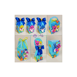 Caixinhas Para Festa - Baby Shark