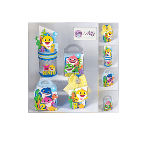 Caixinhas Para Festa - Baby Shark